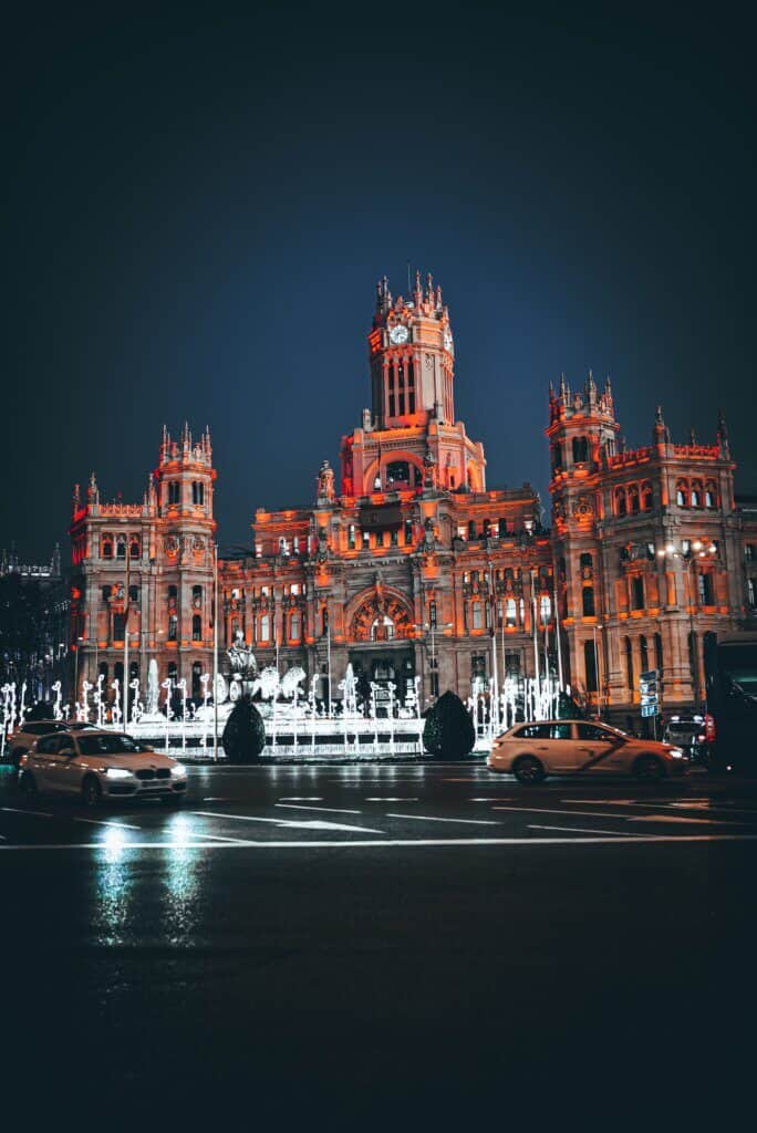 Palacio de Cibeles, Plaza Cibeles, Madrid, España