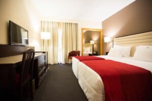 Quarto no Hotel Mira Corgo